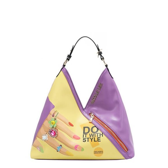 Nicole Lee USA Nail Polish Hobo Bag - Picture 1 of 11